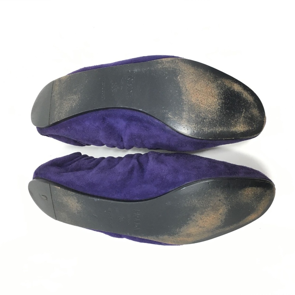 Prada Milano Ballet Flats Shoes Size 36/6 Purple - Picture 7 of 8